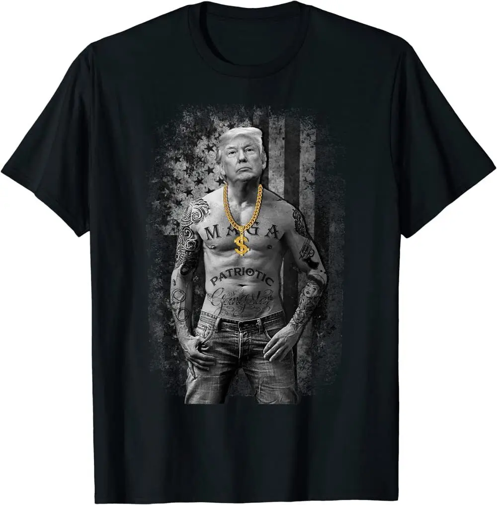 NEW LIMITED Patriotic Gangster Anti Liberal Pro Trump Republican Gifts T-Shirt O