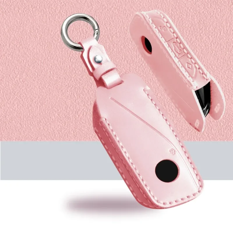 حافظة مفاتيح السيارة غطاء شل ل 2023 BMW I7 X7 735i 740i G07 LCI IX I20 X1 U11 7 Series G70 G09 XM U06 G81 اكسسوارات السيارات التصميم #3