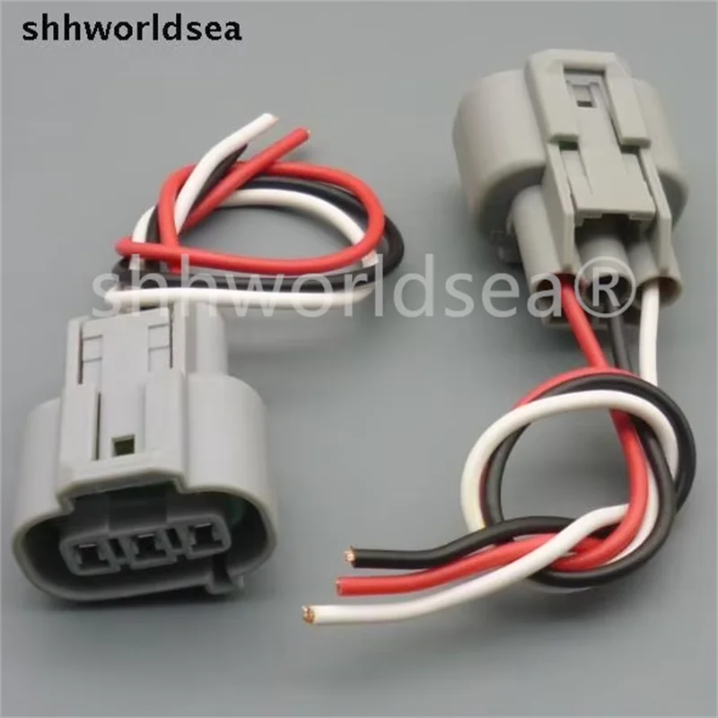 

Shhworldsea 4 шт. 3-контактный автомобильный разъем датчика скорости распределительного вала двигателя Common Rail, автоматический водонепроницаемый электрический разъем, проводная розетка