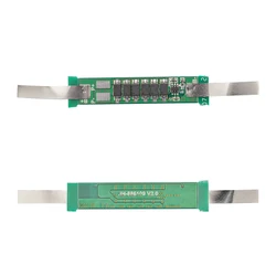 1 S 3.7 V 18650リチウムイオン電池6 MOS用9 A BMS保護板、ニッケルストリップ付き