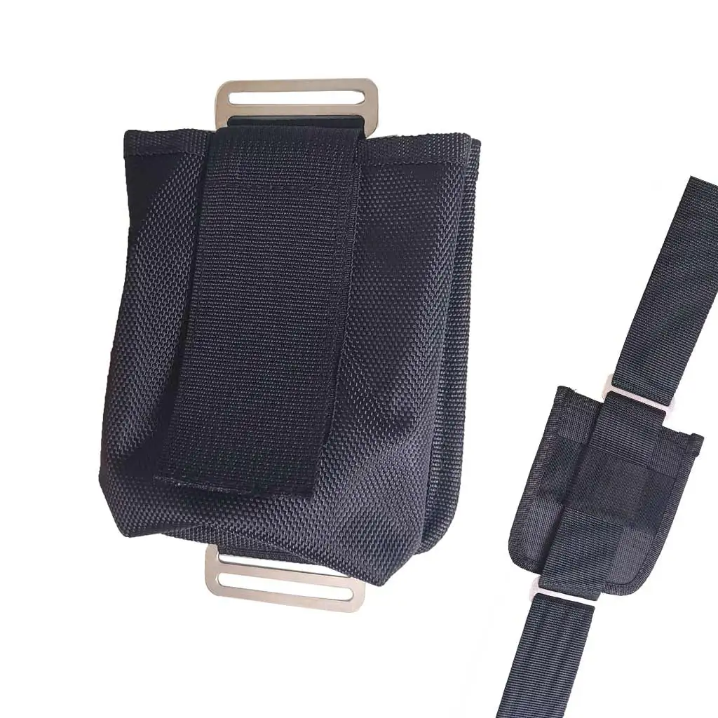 1.5KG Scuba Diving Sidemount Trim Weight Pocket Sidemount Diving Harness Shoulder Waist Straps Mounting Pocket