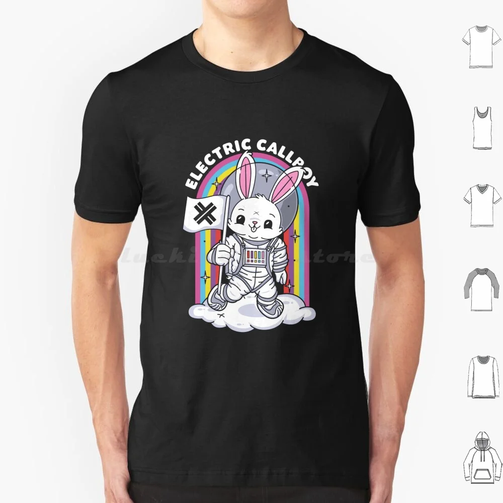 Space Bunny T Shirt Cotton Men Women DIY Print Electric Callboy Electric Callboy Band Electric Callboy Music Electric Callboy