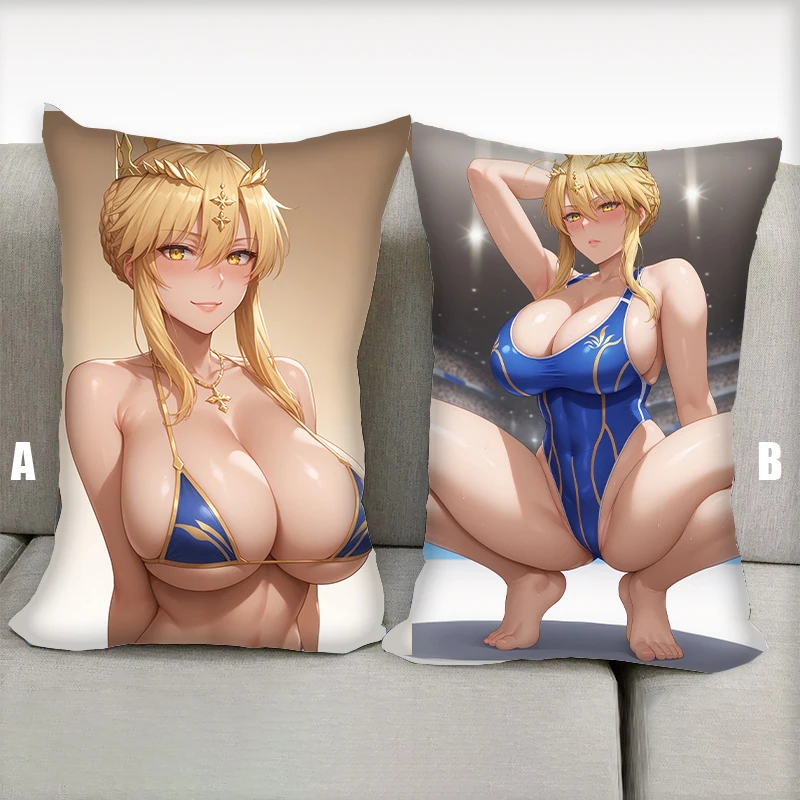 

Dakimakura Anime Pillowcase Artoria Lancer Nsfw Half Body Cartoon Pillow Case Double Side Print Gifts