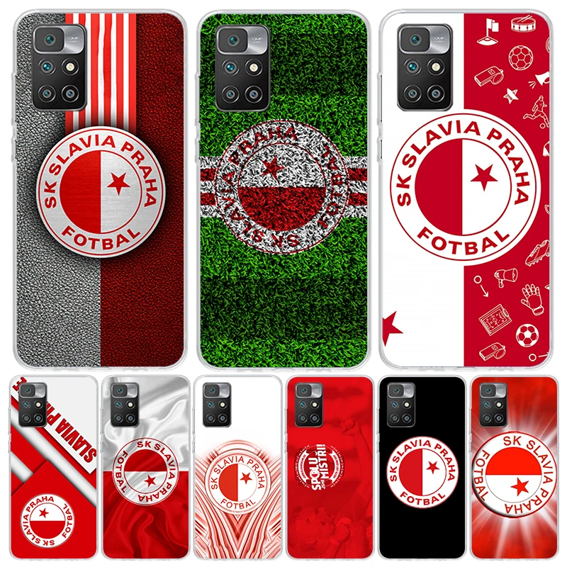 Sk Slavia Praha Czech Republic Case Phone Cover for Xiaomi Redmi 12 12C 10 10C 10A 9 9C 9A 9T 8 8A 7 7A 6 Pro 6A S2 K20 K30 K40