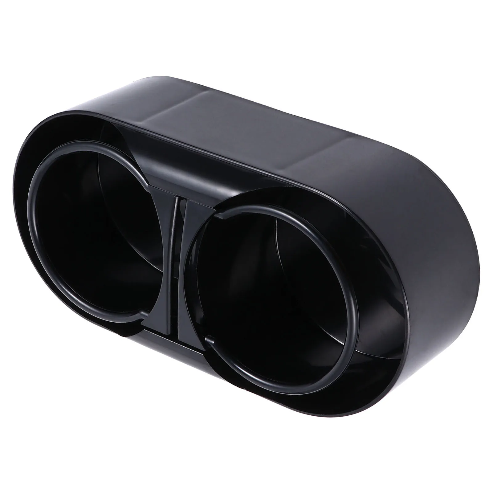 

Multi-Function Car Double Cup Holder Black Durable Plastic Drink Rack Automobile Can Bottle Organizer Car Cup Holder Accessory