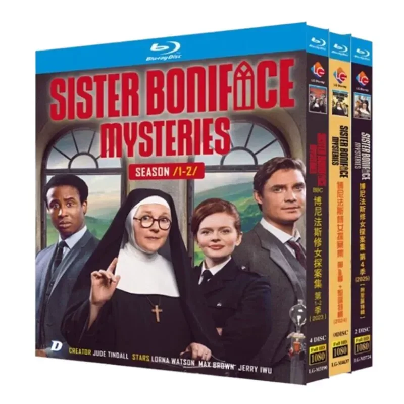 

BD Blu-ray Disc BBC Sisters of Boniface Seasons 1–4 British Drama 1080p DVD Box