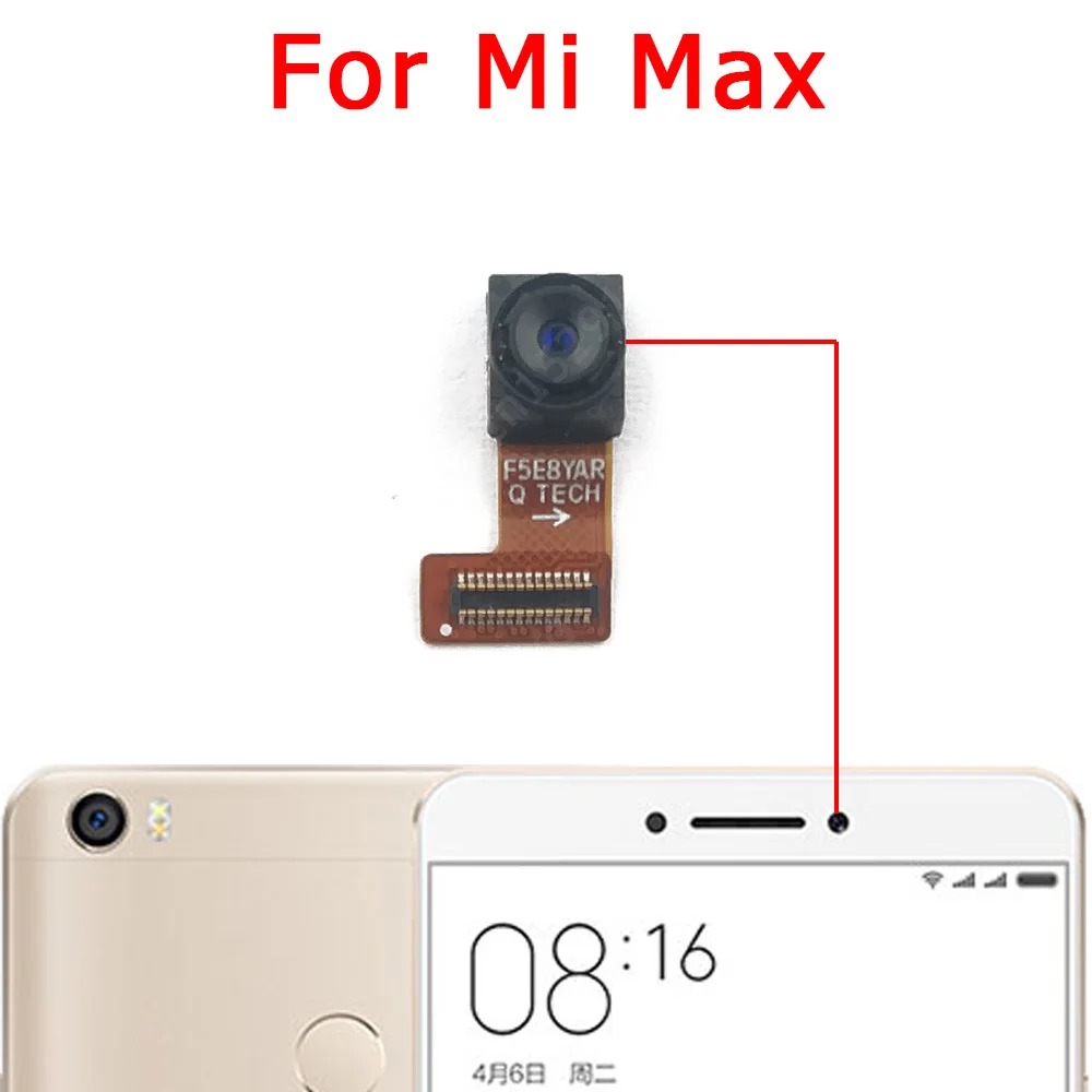 For Xiaomi Mi Max 2 Mix 2S Note 10 Pro Play A1 A2 Lite A3 Facing Front Selfie Camera Module Frontal Flex Spare Parts