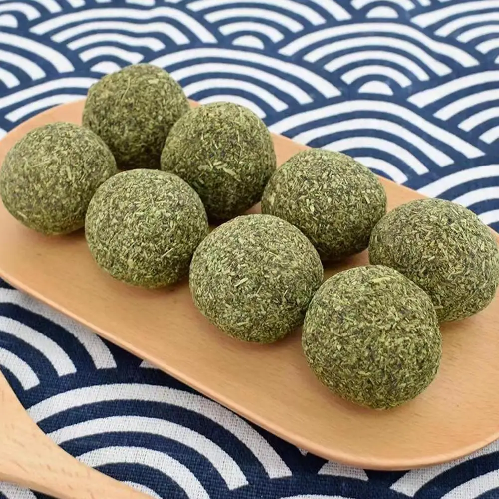 1~5PCS Natural Catnip Cat Wall Stick-on Ball Toys Treats Healthy Natural Removes Hair Balls To Promote Digestion Cat Grass Snack