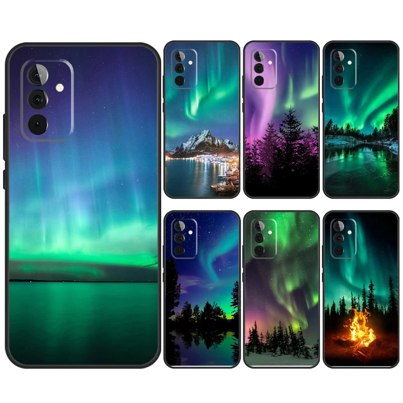 Northern Lights Case For Samsung Galaxy A32 A52 A12 A14 A34 A54 A51 A71 A15 A25 A35 A55 A53 A33 A13 Cover