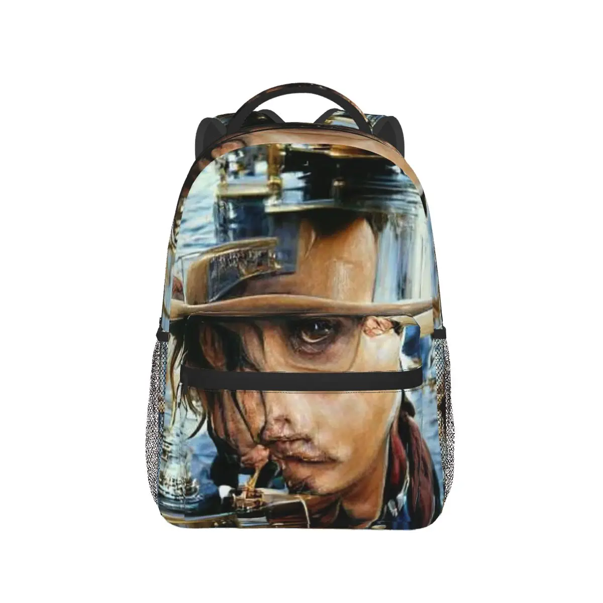 

Johnny Depp Backpack Hot Sale Daypack Large Capacity Kids BookBag School Bag Shoulder Bags for Men Women