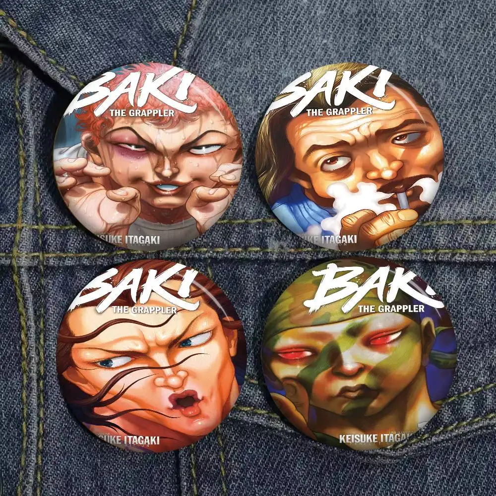 باكي ذا جرابلر أنيمي أنيمي زر دبوس بروش اليدوية للملابس الكرتون شارة ظهره الديكور مجوهرات اكسسوارات #2