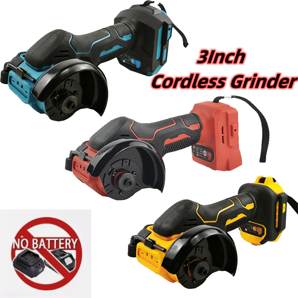 

3inch Electric Circular Saw 20000RPM Cordless Electric Woodworking Cutting Saw Tool for Makita/Dewalt 18v Battery(NO Battery)