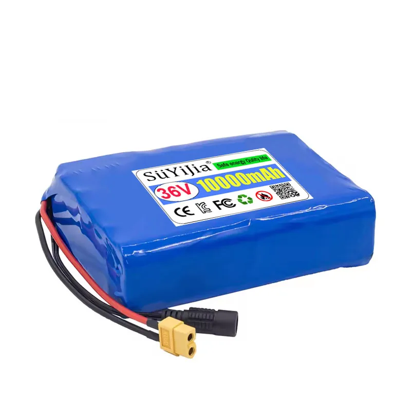 36V 10S2P 10AH 21700 Lithium Battery 500W 42V 10000mAh High -power Battery Pack, Used for Electric Pedal BMS + 42V 2A Charger
