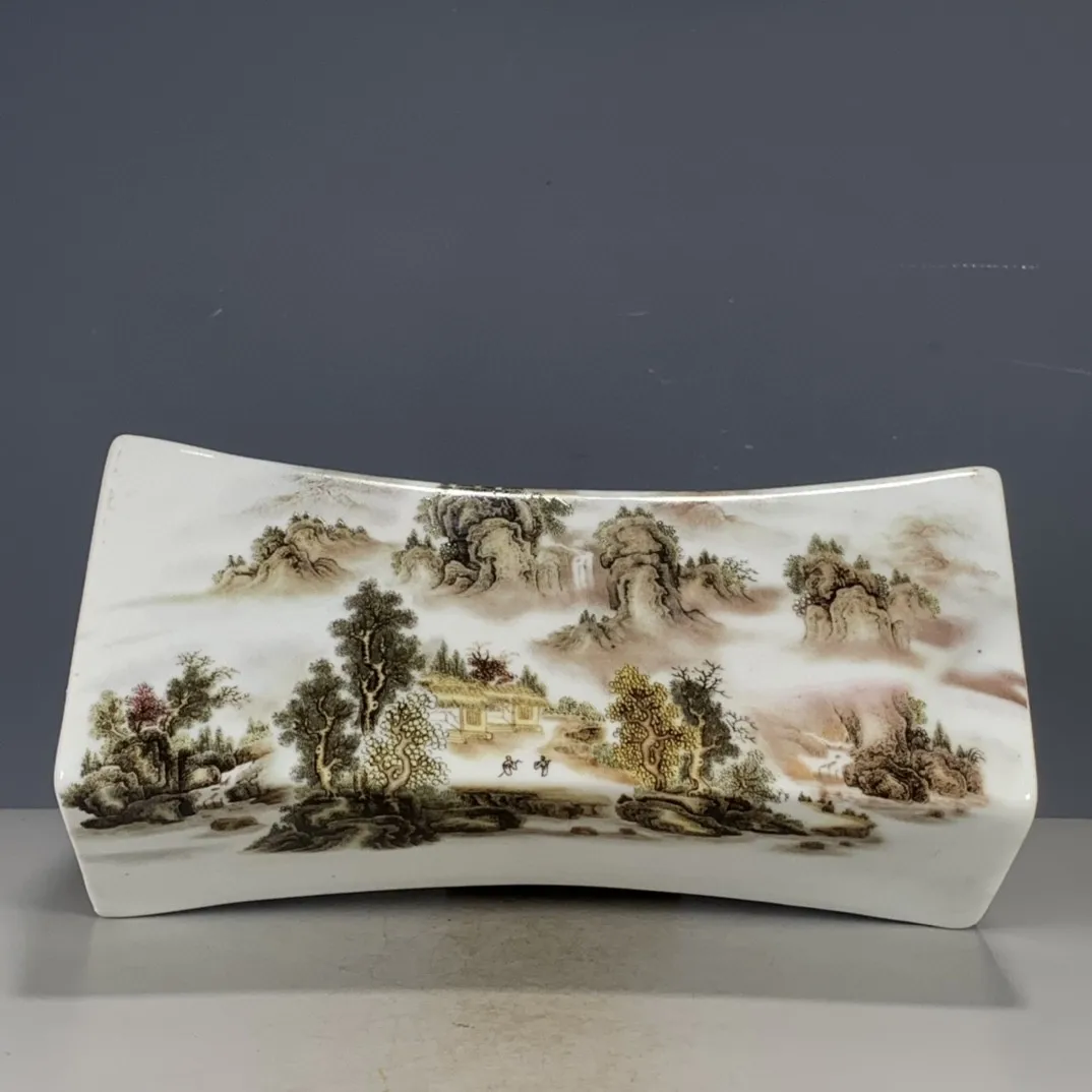 Porcelain supplies, premium annual production, pink landscape, deep valley, secluded porcelain pillow ornaments