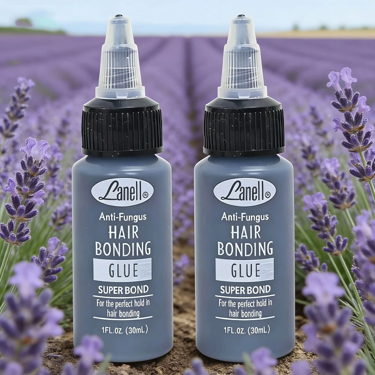 

1pcs/2pcs 1Oz Lanell Black Hair Weaving Bond Anti-fungus Hair Bonding Glue SUPER BOND for the perfect hold in bonding