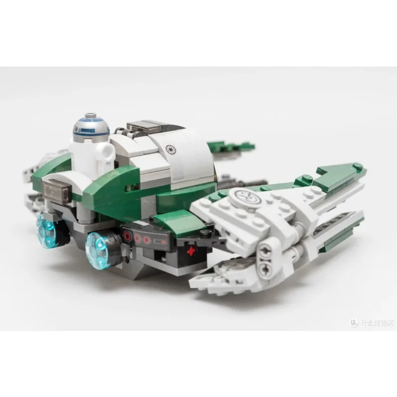 Blocs de construction Starfighter Jedi de Yoda, vaisseau spatial avec 2 figurines, briques à assembler, jouet cadeau pour enfants, 262 pièces