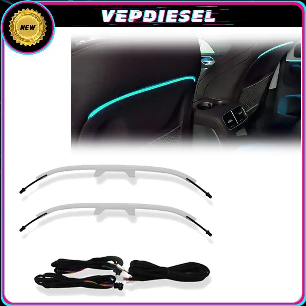 VEPDIESEL 1Set 64 Colors Seat Back Ambient Light For Mercedes Benz GLE GLS W167 X167 V167 Car Lights Decorative Lamps & Strips