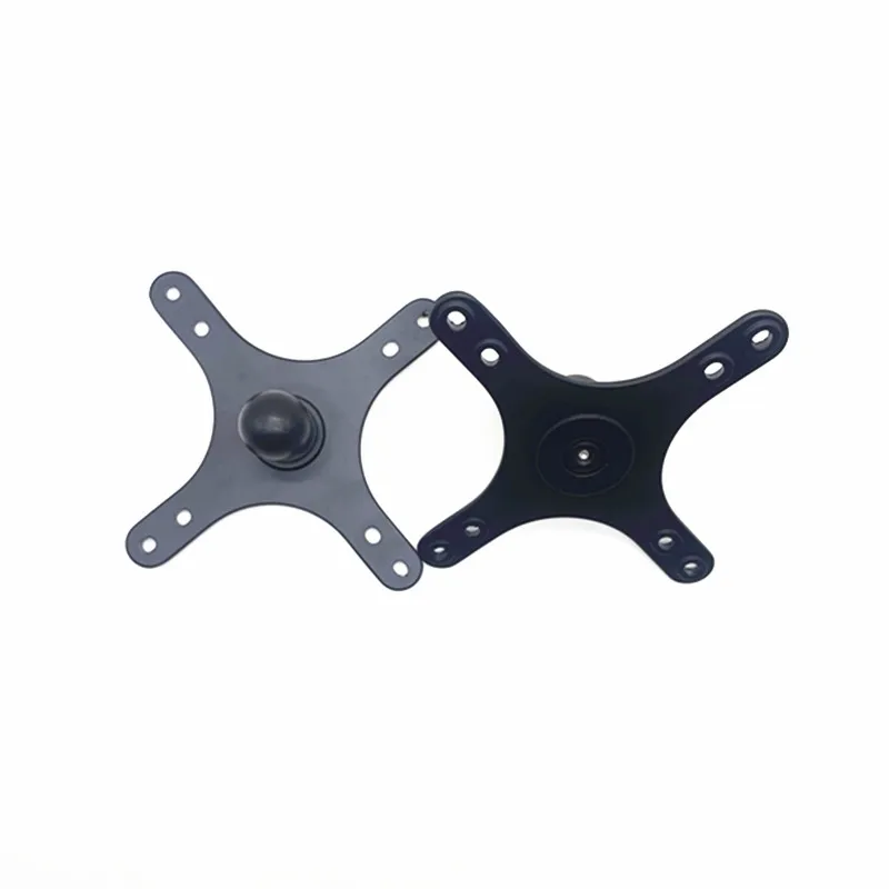 Tragbare Monitor-Montagehalterungsplatte VESA mit 1-Zoll-Kugel auf 100 x 100 mm 75 x 75 mm Basis-Set, Wandhalterung