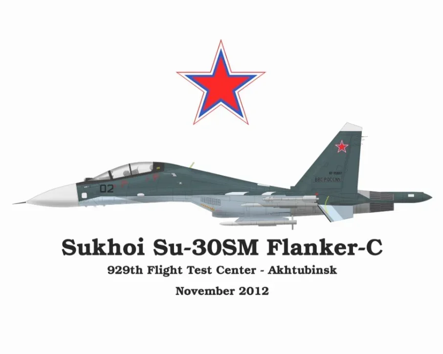 Russia Sukhoi Su-30SM Flanker-C Multirole Fighter Aircraft T Shirt. Short Sleeve 100% Cotton Casual T-shirt Loose Top Size S-3XL