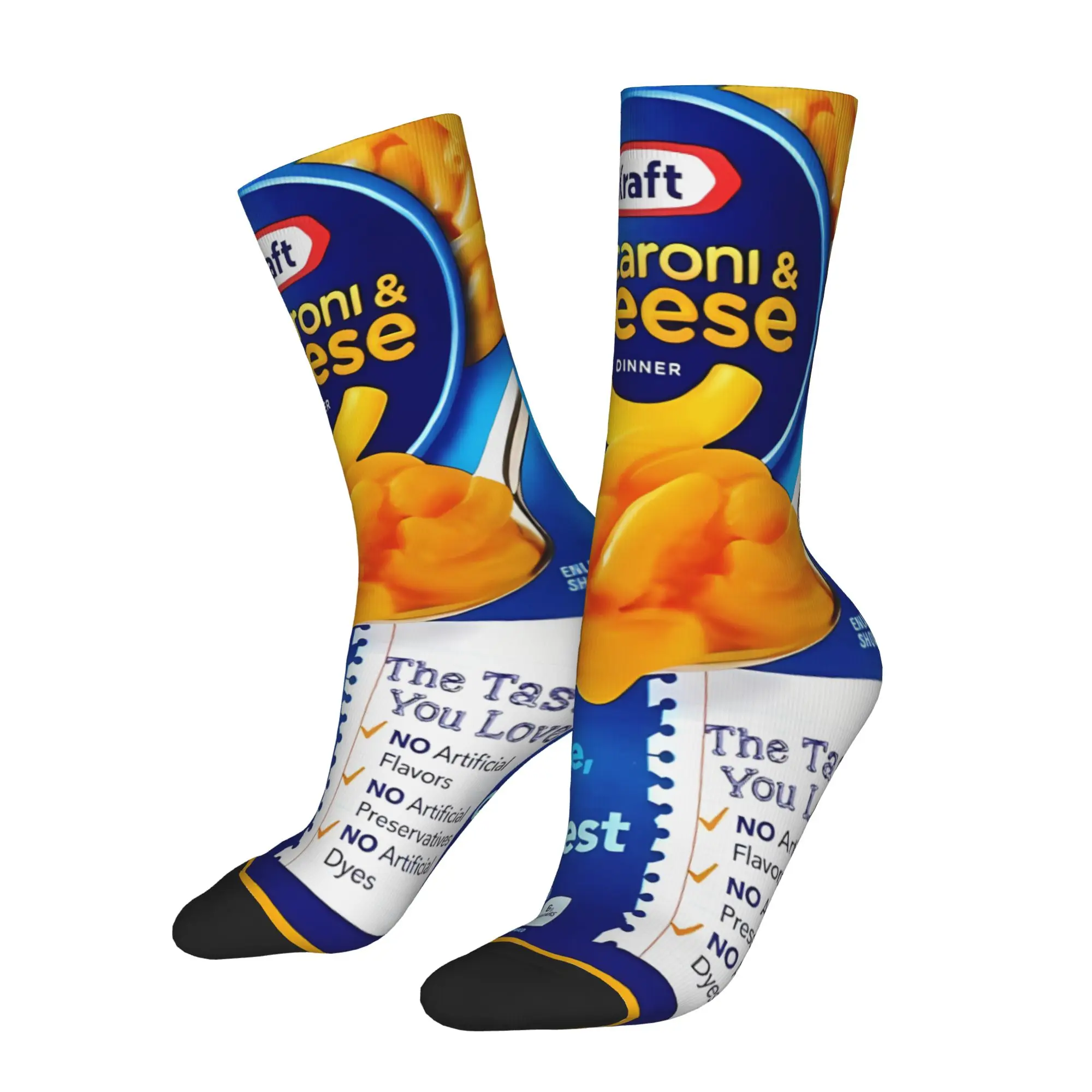1 Pair Funny Sock  Kraft Harajuku Seamless Pattern Printed Men Socks Casual Men's Socks