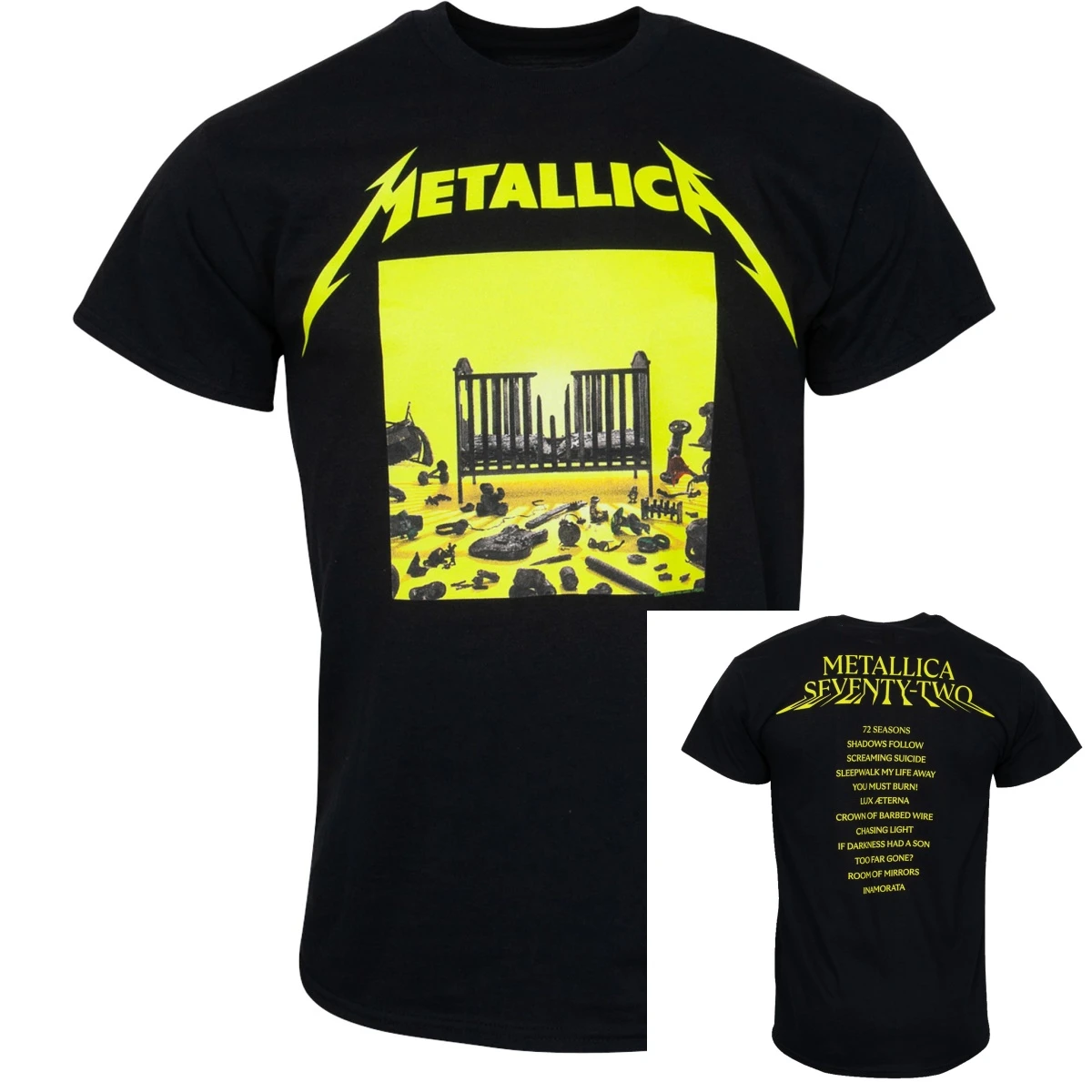Blue Storm Metallica Graphic Tee 100% Cotton Round Neck Casual Unisex T-shirt Summer Top