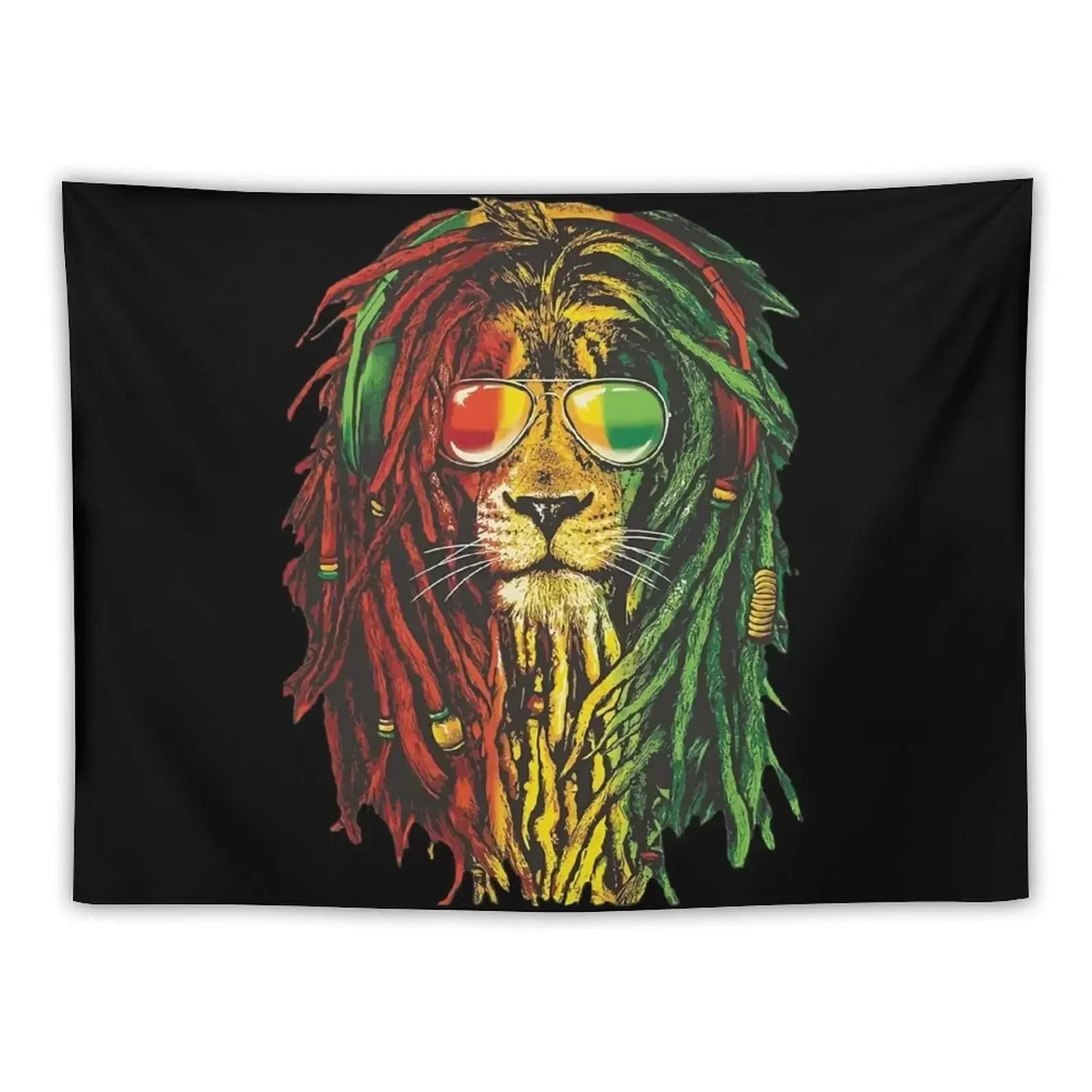 Bob Marley Rasta Lion Art for Reggae Lover Tapestry Wall Decor Cute Decor Carpet On The Wall Tapestry