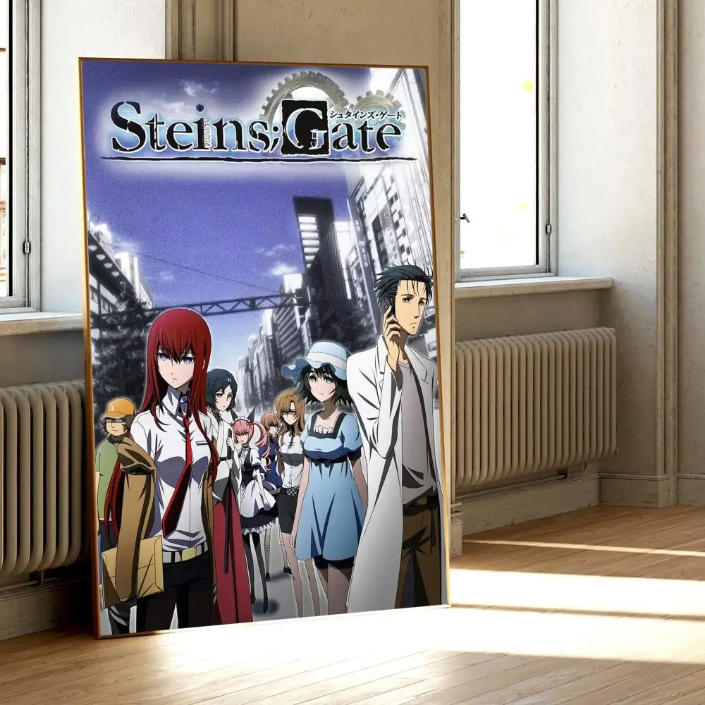 STEINS; GATE Poster Classic Vintage Posters HD Quality Wall Art Retro Posters for Home Room Wall Decor