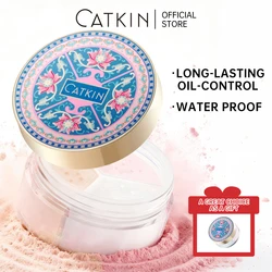 CATKIN Makeup Loose Setting Powder, Oil Control Poreless Face Powder Suitable for All Skin Tones and maintain matte and natural
