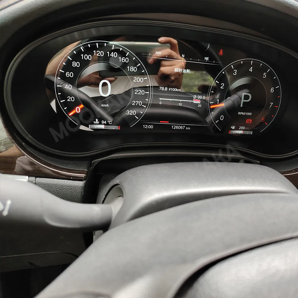 Car dashboard Auto Gauge For Mercedes Benz Vito 2016-2023 Full Car LCD Instrument Digital Cluster Panel Linux system Speed Meter