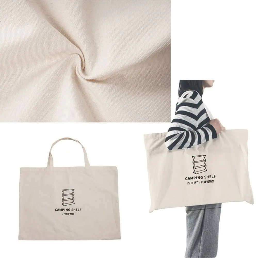 Canvas & Cotton Outdoor Camping Storage Bags Durable Carry Bags Shelf Organizing Function Portable Outdoor Storage Totes