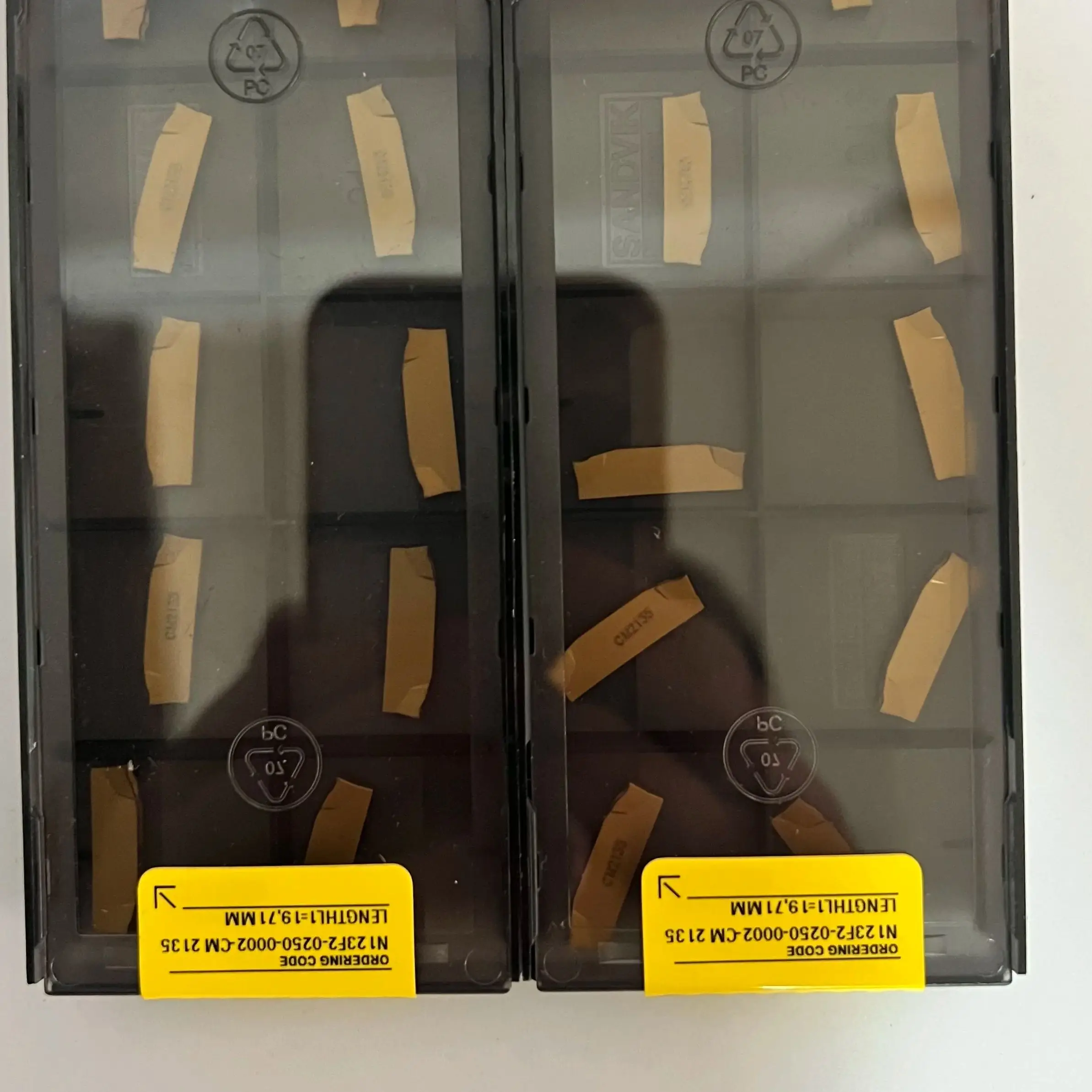 

Carbide inserts for lathe N123F2-0250-0002-CM 2135
