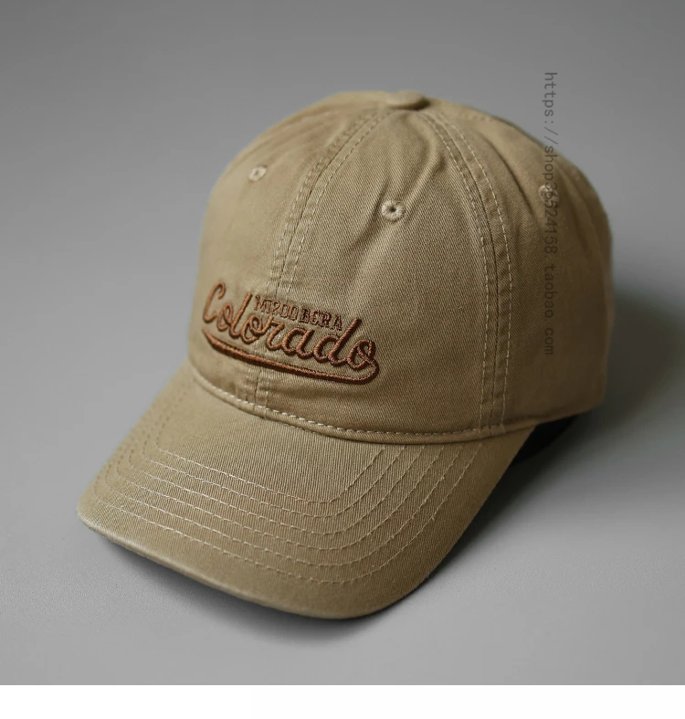 Casquette de baseball délavée rétro pour hommes et femmes, lettres anglaises brodées, dessus souple, chapeau de soleil décontracté, chapeau tout match