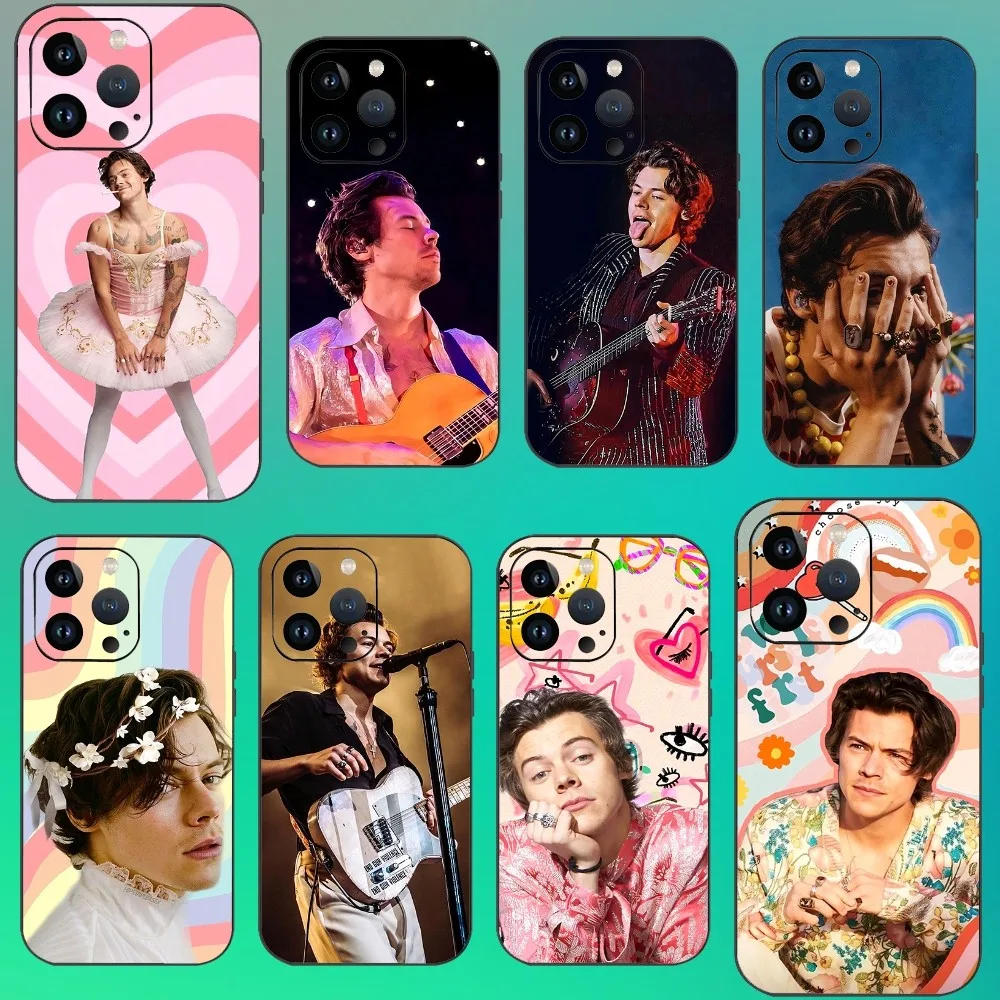 Singer H-harry S- Styles Phone Case For Iphone 16 15 11 13 14 Pro Max 7 8 Plus X Xr Xs Max 12mini Cover Case