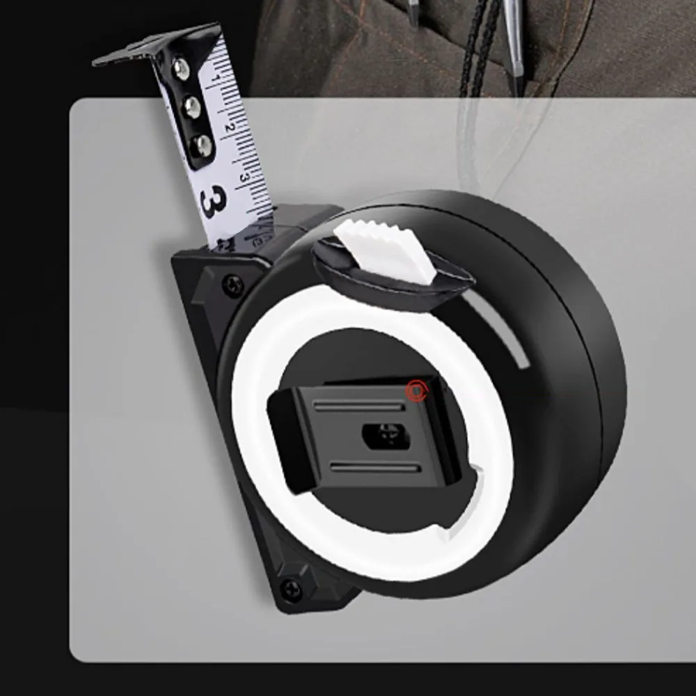 Self-Locking Self Locking Tape Measure High Accuracy Retractable Frosted Steel Tape Measure 3meterx19mm Carbon steel