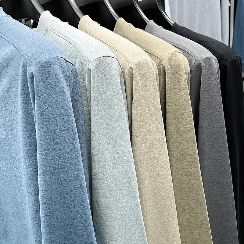 2026 Neues Herren-Basic-Sweatshirt aus Komfortablem, Atmungsaktivem Stoff mit Langen Ärmeln für Herbst und Winter – Detail 23