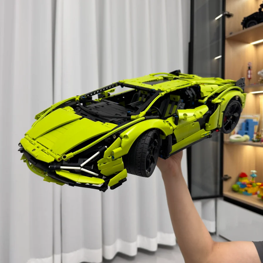 

Набор строительных блоков для сборки спортивного автомобиля из 3696 деталей, высококачественная сложная головоломка для мужчин и мальчиков