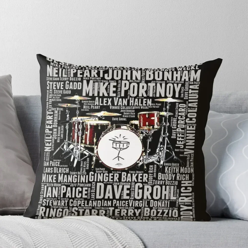 

BEST DRUMMER OF ALL TIME Throw Pillow Cushion Covers For Living Room pillowcases for sofa cushions Pillow Case Christmas pillow