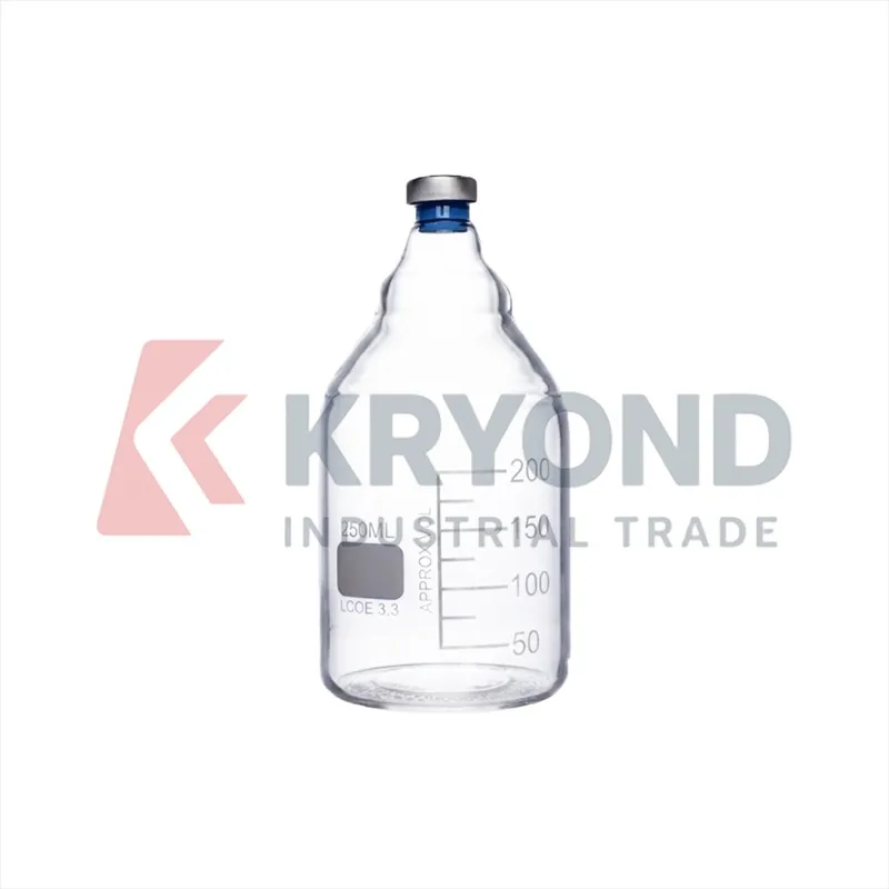Generic Anaerobic Bottle High Borosilicate Glass Bottom Headspace Fermentation Bottle 1Pack Leak Proof Lab Use 100-1000ml Vial