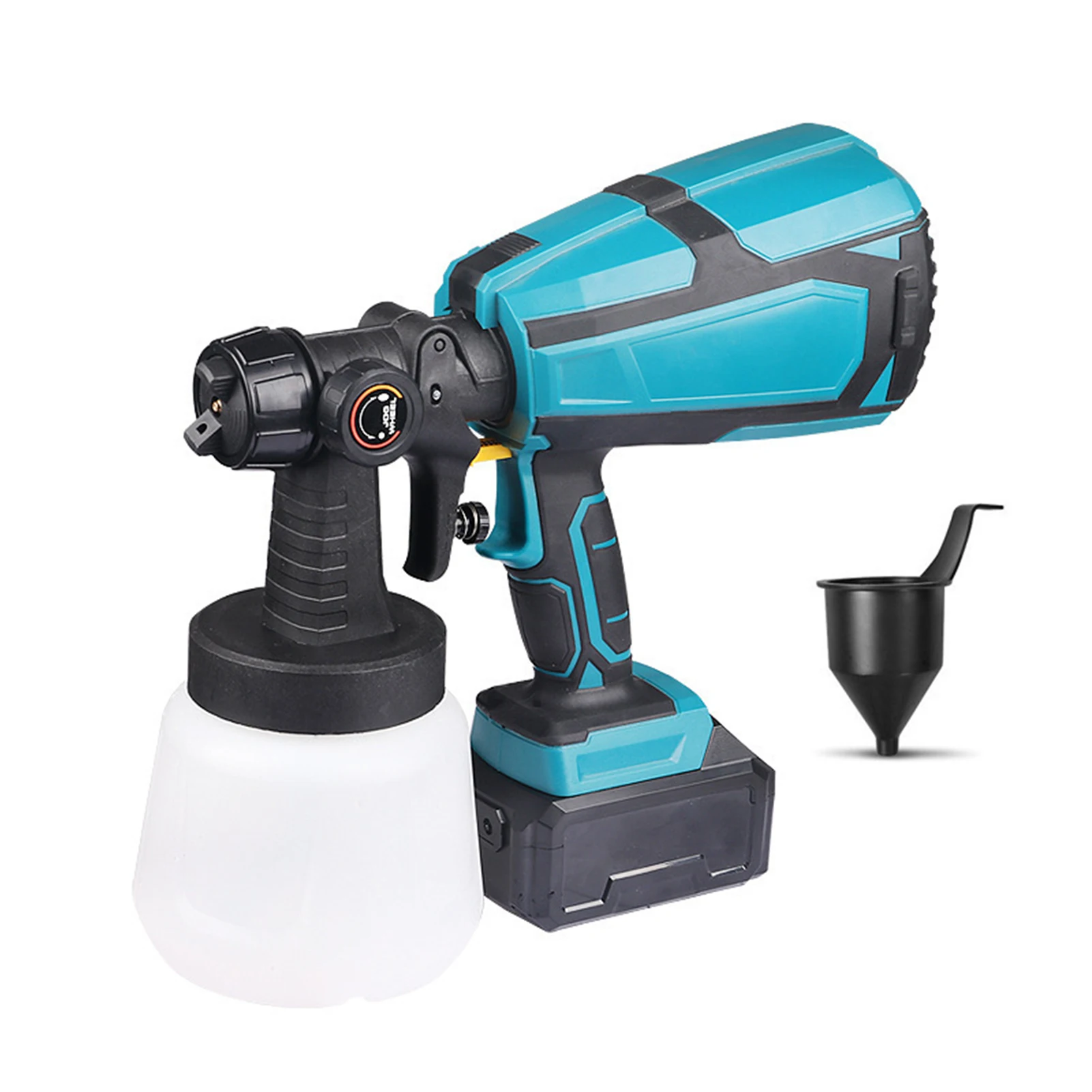 

1000ML Cordless Electric Spray Gun Portable High Power HVLP Paint Sprayer Auto Furniture Coating Airbrush For Makita 18V Battery