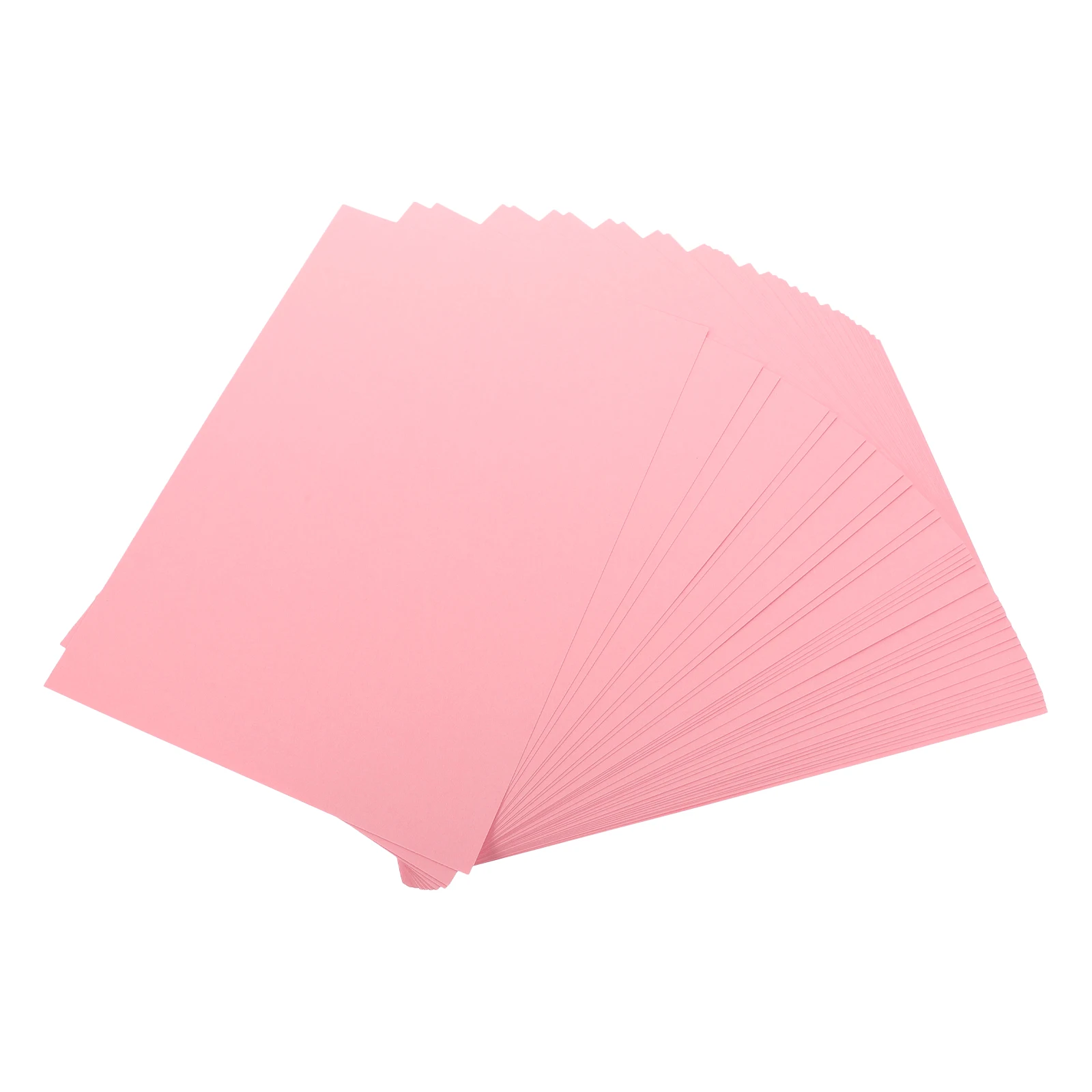 

50 Sheets A4 230g Colored Cardstock Craft Paper Pink ange DIY Supplies Blank Sheets Kids Art Projects Painting Tools