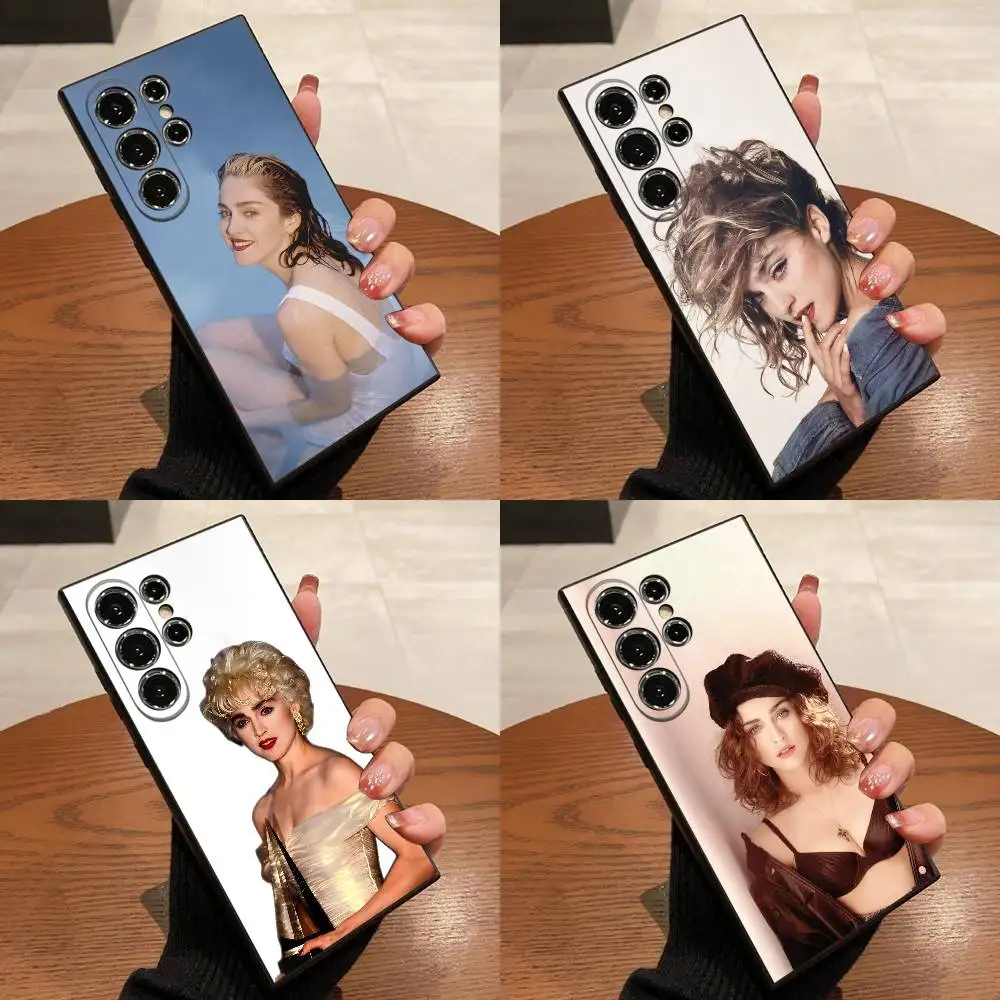 

M-Madonna Like a Virgin Phone Case For Samsung S25,S24,S21,S22,S23,S30,Ultra,S20,Plus,Fe,Lite,5G Black Box