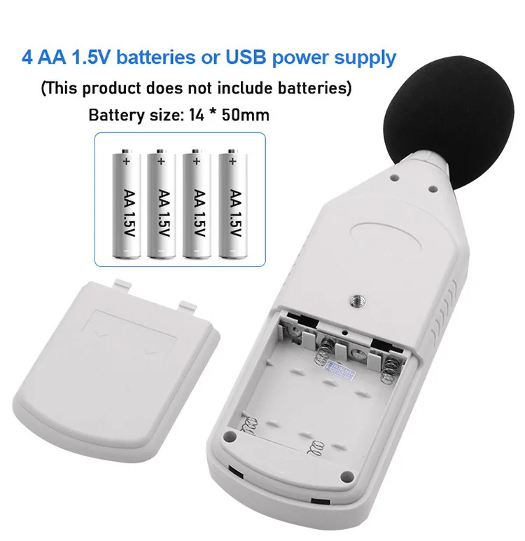 HY1361 Digital Noise Tester Sound Level Scoremeter USB Computer Connection Line with Accurate Accuracy