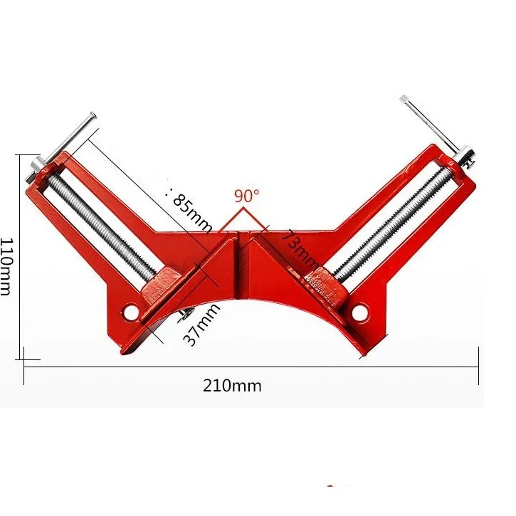 Imagem -03 - Ângulo Direito Toggle Clamp para Carpintaria Picture Frame Luminária de Vidro Carpenter Handtool Madeira Trabalhando 90 Graus Pcs por Lote