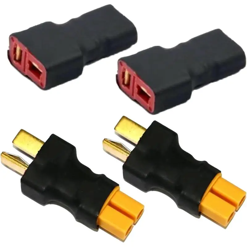 2 Pairs XT30/XT60 /XT90 to T-Plug Connector RC Male Female Adapter for RC Car Plane Lipo Battery ESC