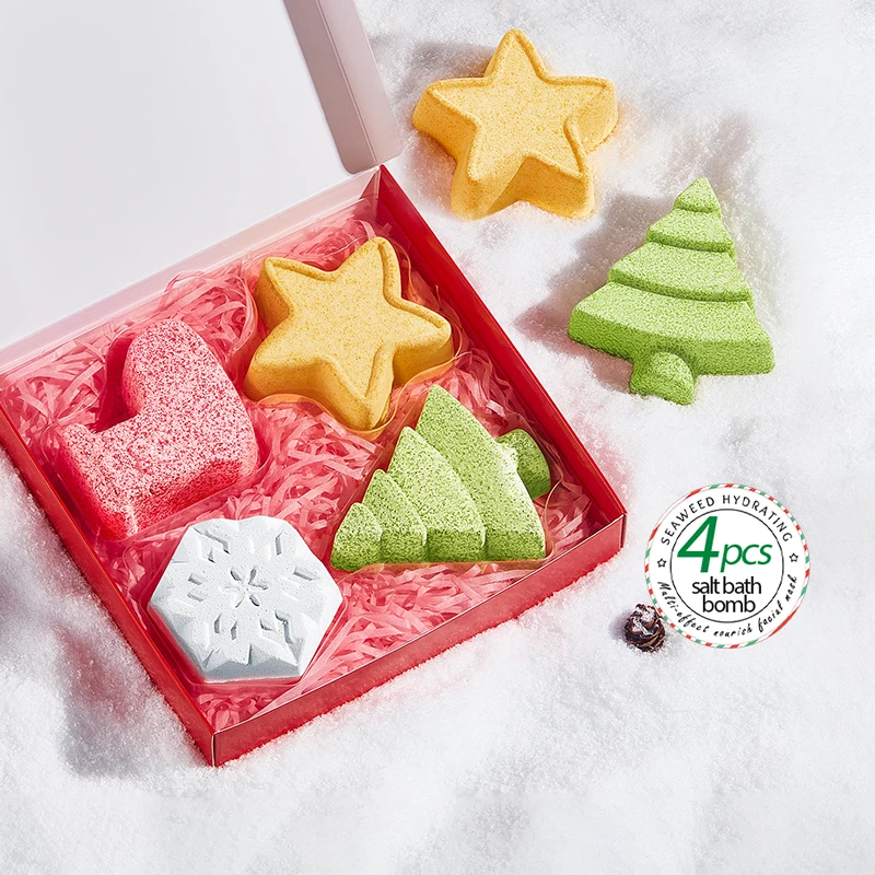 เกลืออาบน้ําทําความสะอาดลูกบอล Bath Bomb Exfoliating บํารุงผิวน้ํามันหอมระเหยน้ํามันหอมระเหยอุปกรณ์ผ่อนคลาย Bath Bubble Balls