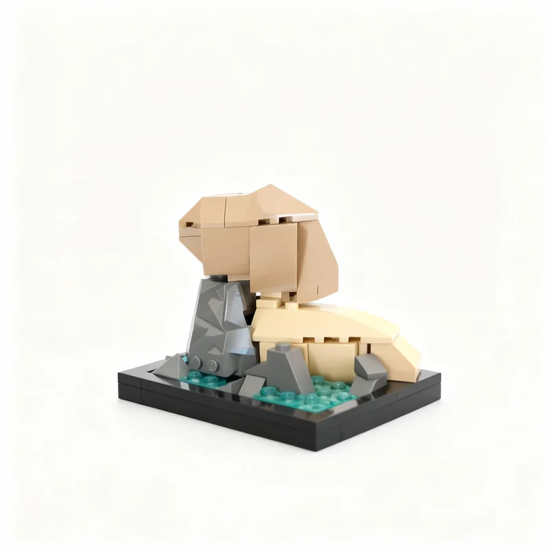 272 Pezzi MOC Architettura Copenhagen Modello della Sirenetta Blocchi da Costruzione Regalo di Natale Giocattolo Idea Creativa Educativa Mattoncini per Bambini