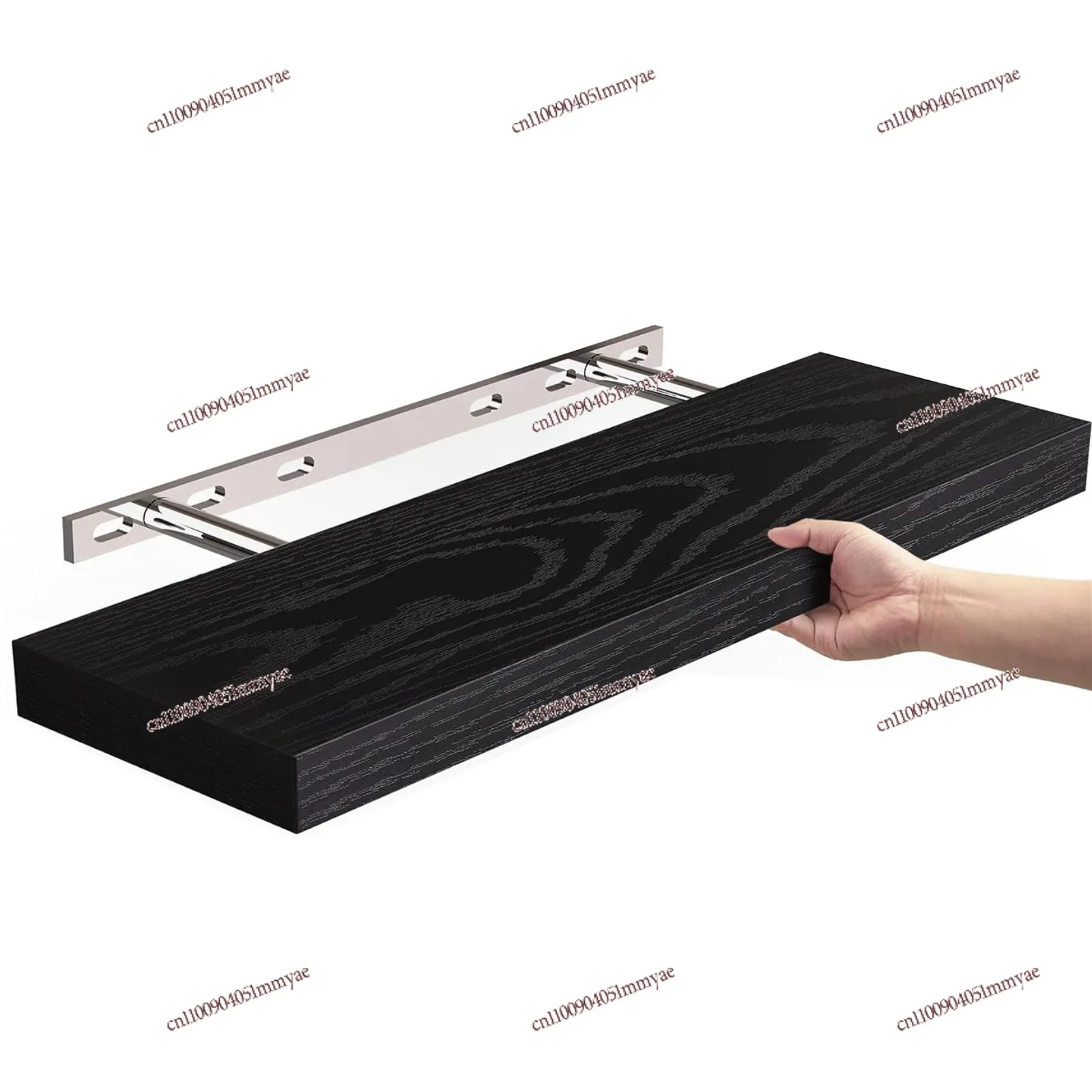 

Настенная плавающая полка-стеллаж из дерева для кухни, ванной и гостиной