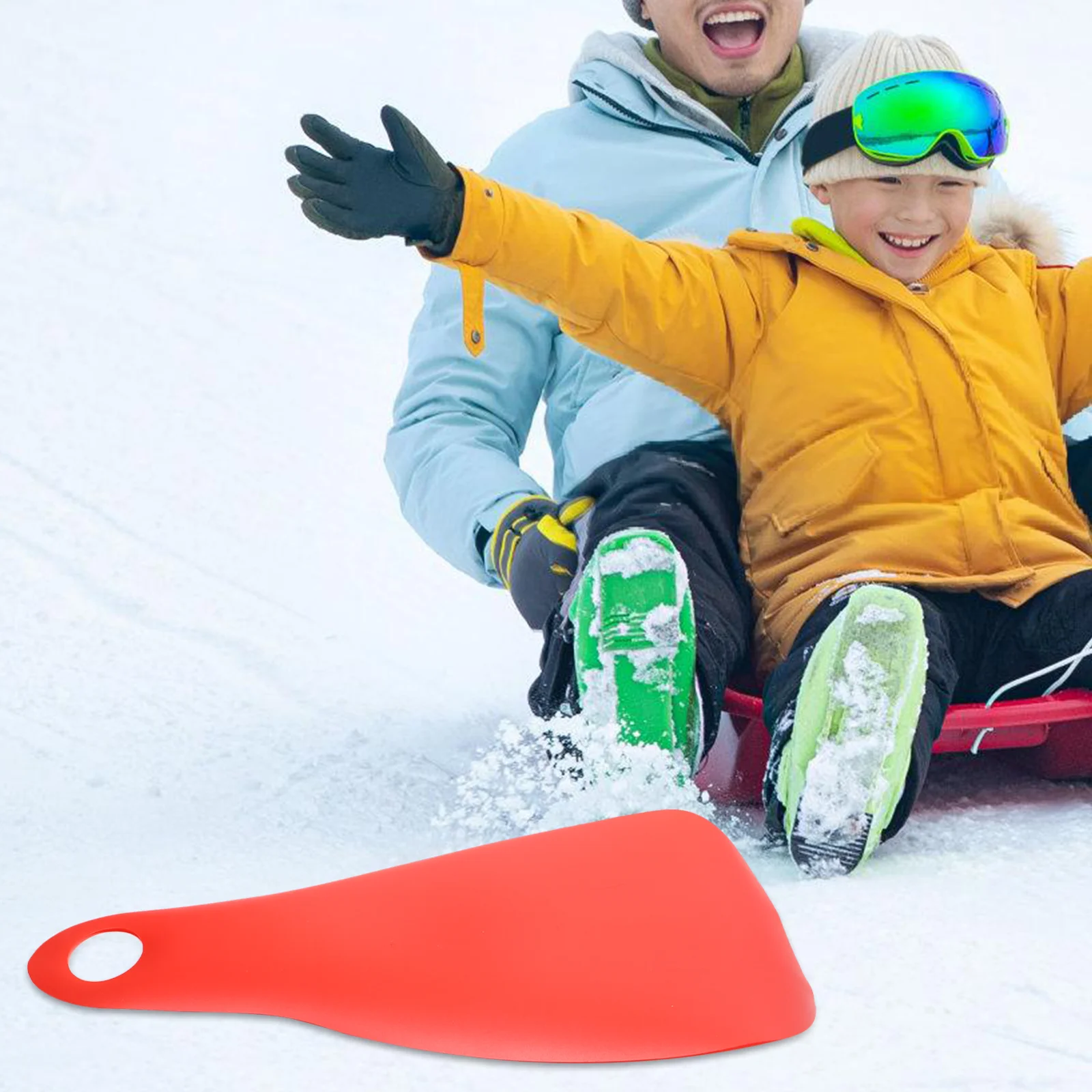 Ski Board Plastic Skiing Outdoor Winter Plaything The Snow Sliding Skating Sled