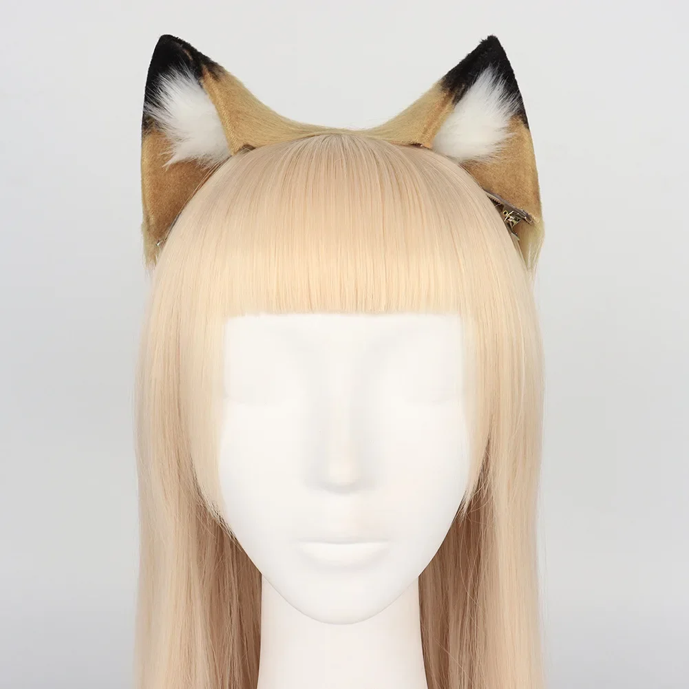 Halloween Fun Simulation Tail Ear Set Animal Ear Hairpin Headgear Live Dress Up