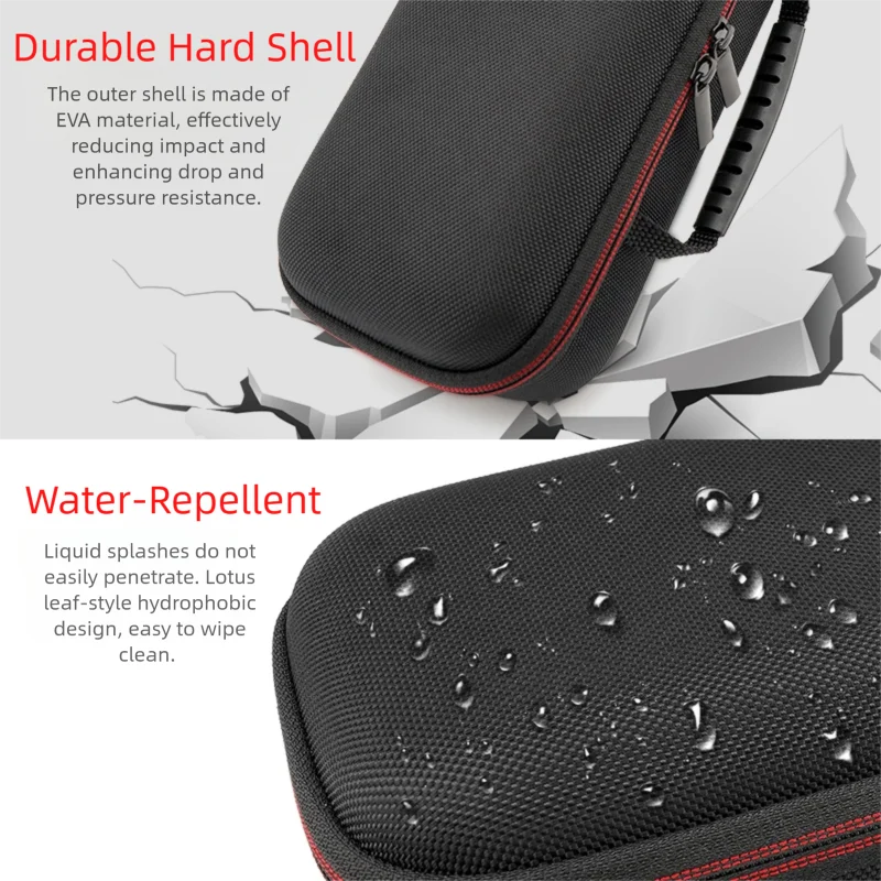 Spacious Shock Resistant Water Resistant Storage Bag for JBL Wireless Dual Microphone with Oxford Cloth Material